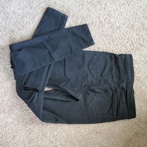 DENIM&CO distressed skinny jeans